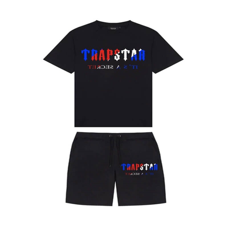 Trapstar It\'s A Secret Set メンズ ショートパンツ 黒 | Japan SW05-186