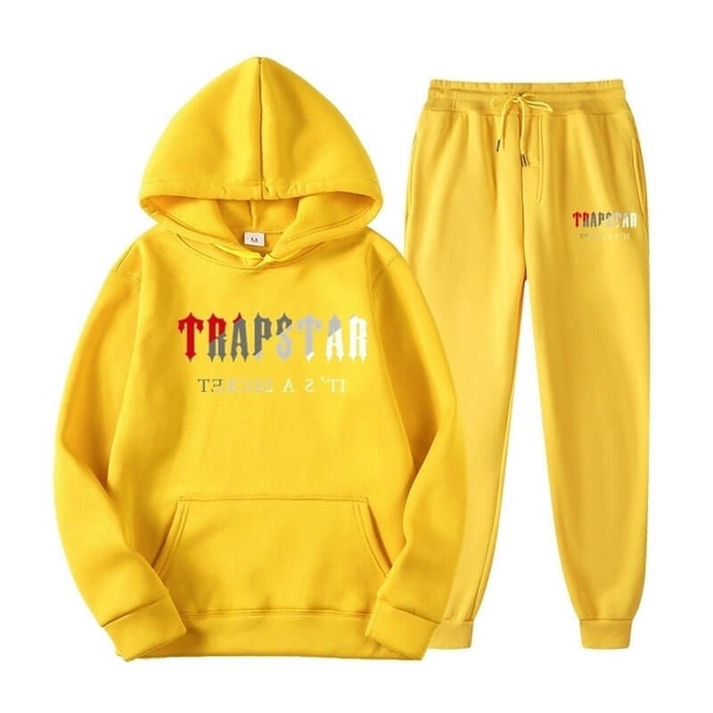 Trapstar It\'s A Secret メンズ トラックスーツ 黄色 | Japan AB12-754