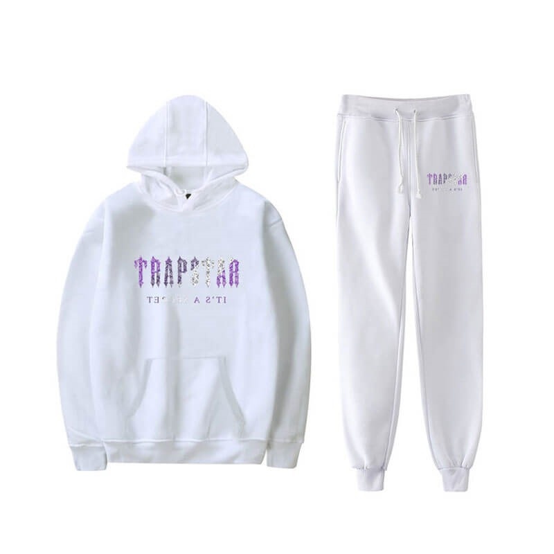 Trapstar It\'s a Secret Funny Galaxy Shining メンズ トラックスーツ 白 | Japan AZ71-011