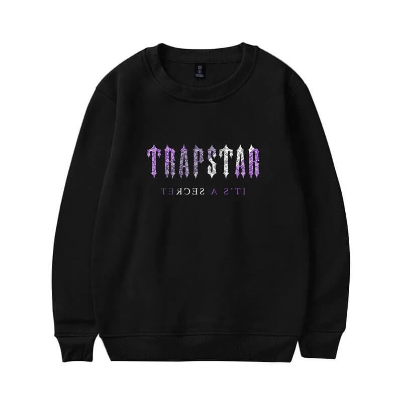 Trapstar It\'s a Secret Shining Galaxy メンズ スウェットシャツ 黒 | Japan NG77-249