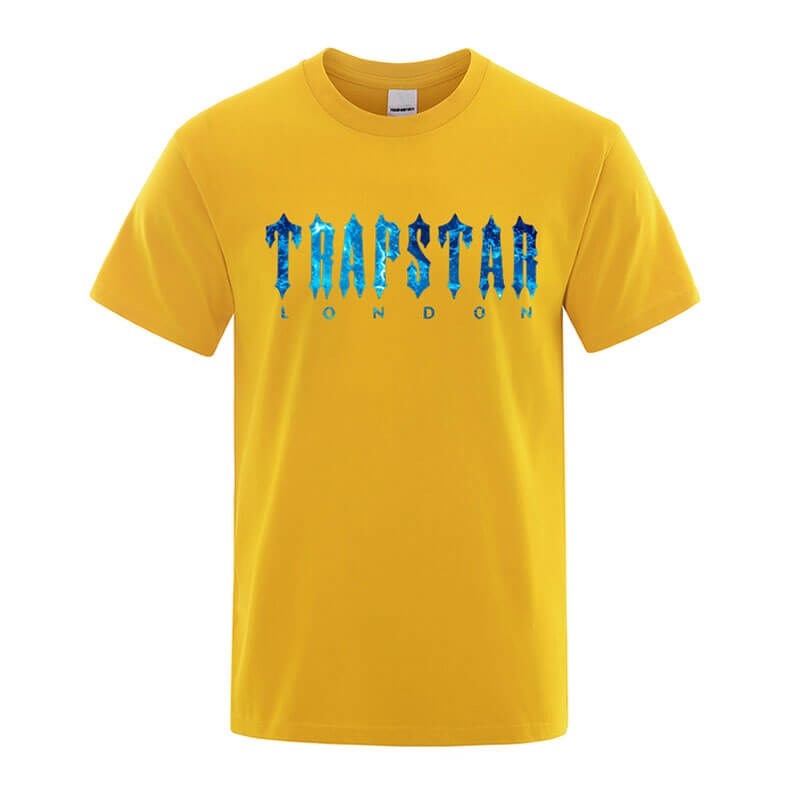 Trapstar London Chenille Tee メンズ Tシャツ 黄色 | Japan SQ48-430