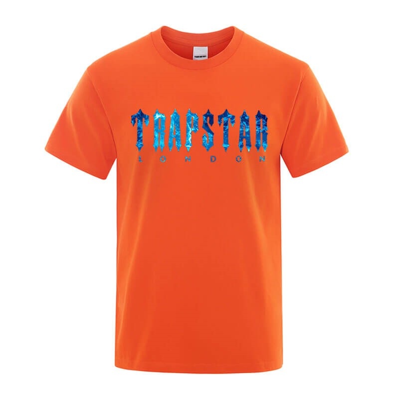 Trapstar London Chenille Tee メンズ Tシャツ オレンジ | Japan UC69-760