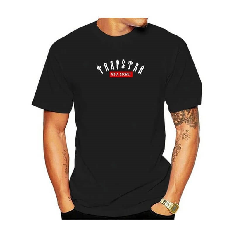 Trapstar London Co-Branded Short Sleeve メンズ Tシャツ 黒 | Japan OS92-417