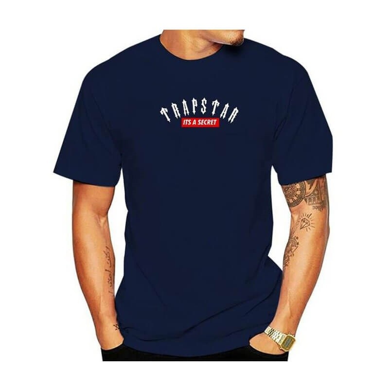 Trapstar London Co-Branded Short Sleeve メンズ Tシャツ 青 | Japan IC11-954