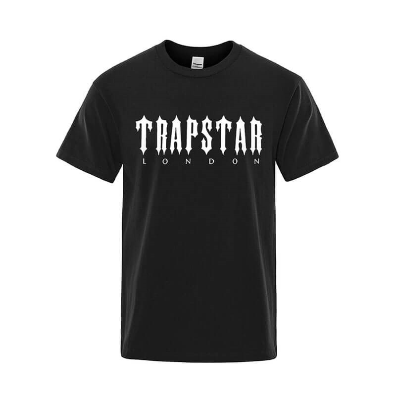 Trapstar London Letter Printed メンズ Tシャツ 黒 | Japan CO91-029