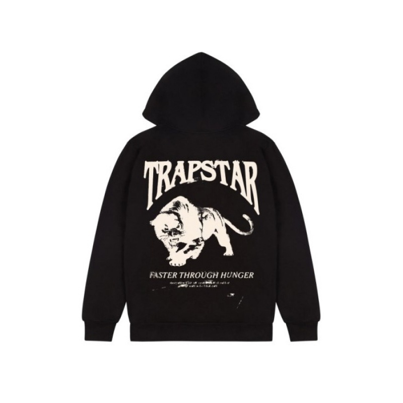 Trapstar Panthera メンズ パーカー 黒 | Japan NP51-212