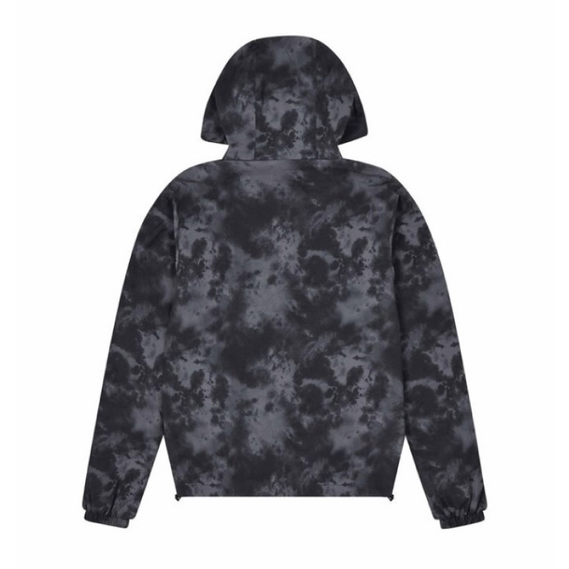 Trapstar Pigment Irongate Windbreaker メンズ 上着 黒 | Japan YZ09-629