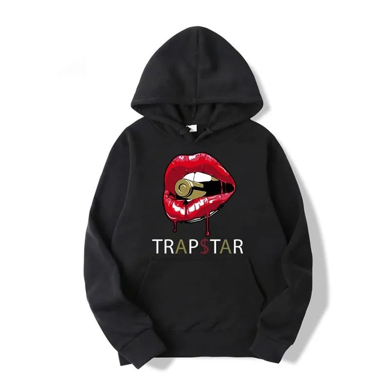 Trapstar Red Lips メンズ パーカー 赤 | Japan GS35-465