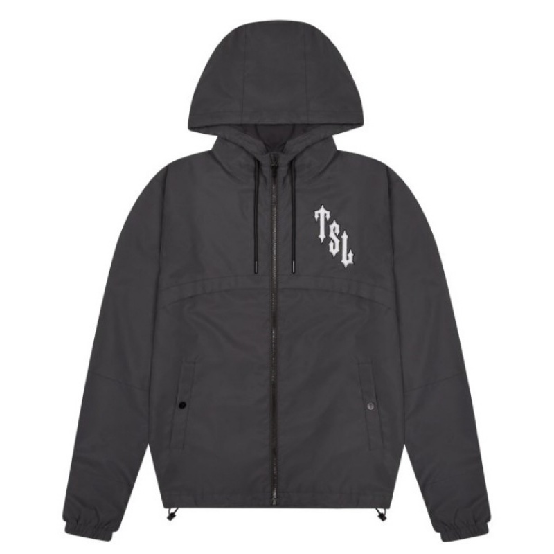 Trapstar Shooters Windbreaker メンズ 上着 黒 | Japan EU91-719