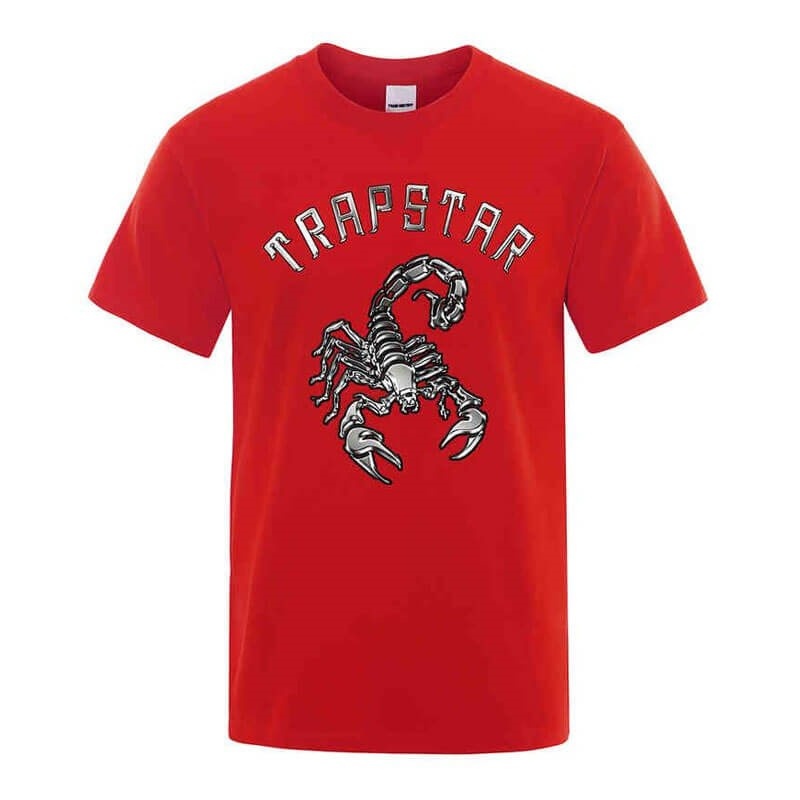 Trapstar Spider Printed グラフィック Tee メンズ Tシャツ 赤 | Japan TD36-685