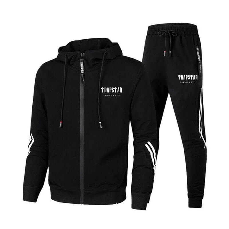 Trapstar Sportswear メンズ トラックスーツ 黒 | Japan PN83-129