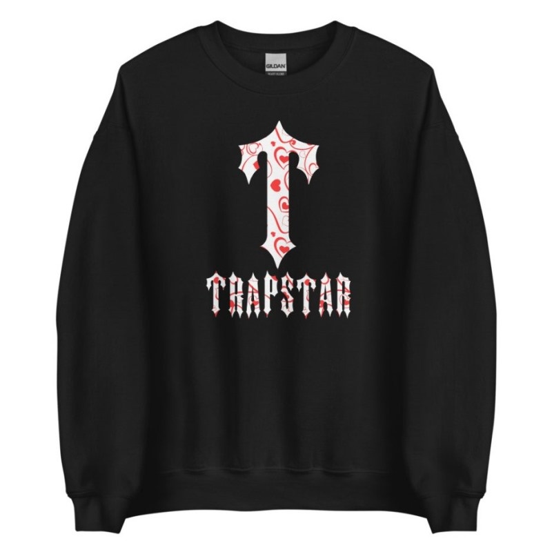 Trapstar T-For メンズ スウェットシャツ 黒 | Japan KG39-139