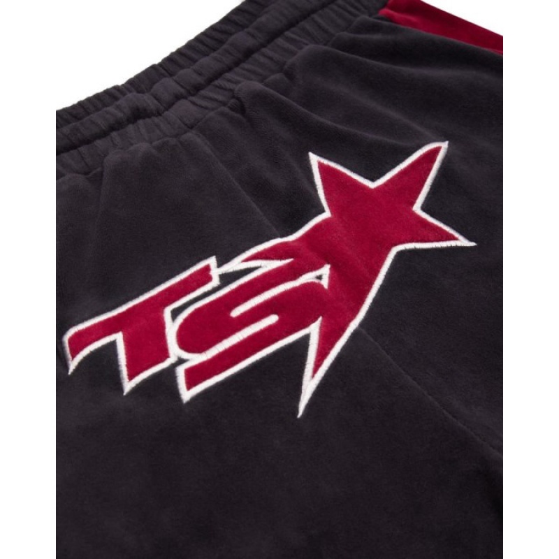 Trapstar TS-Star Velour トラック Bottoms レディース パンツ ボルドー | Japan RS64-520