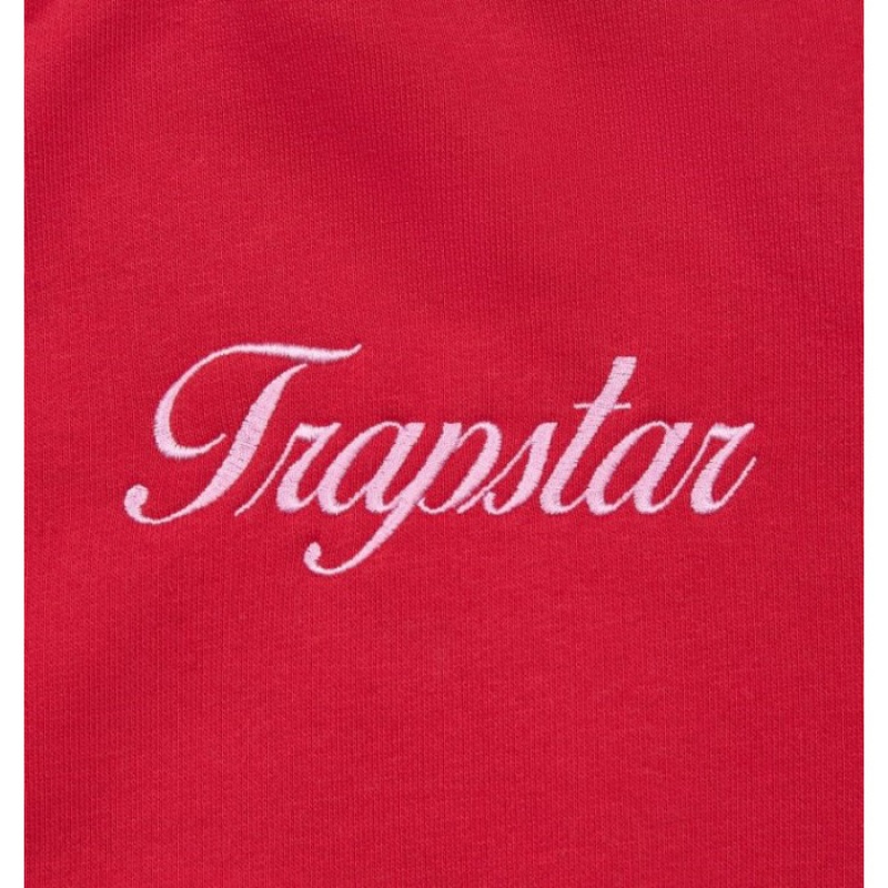 Trapstar TS-Star Zip Up トラック レディース トップ 赤 | Japan UD35-802