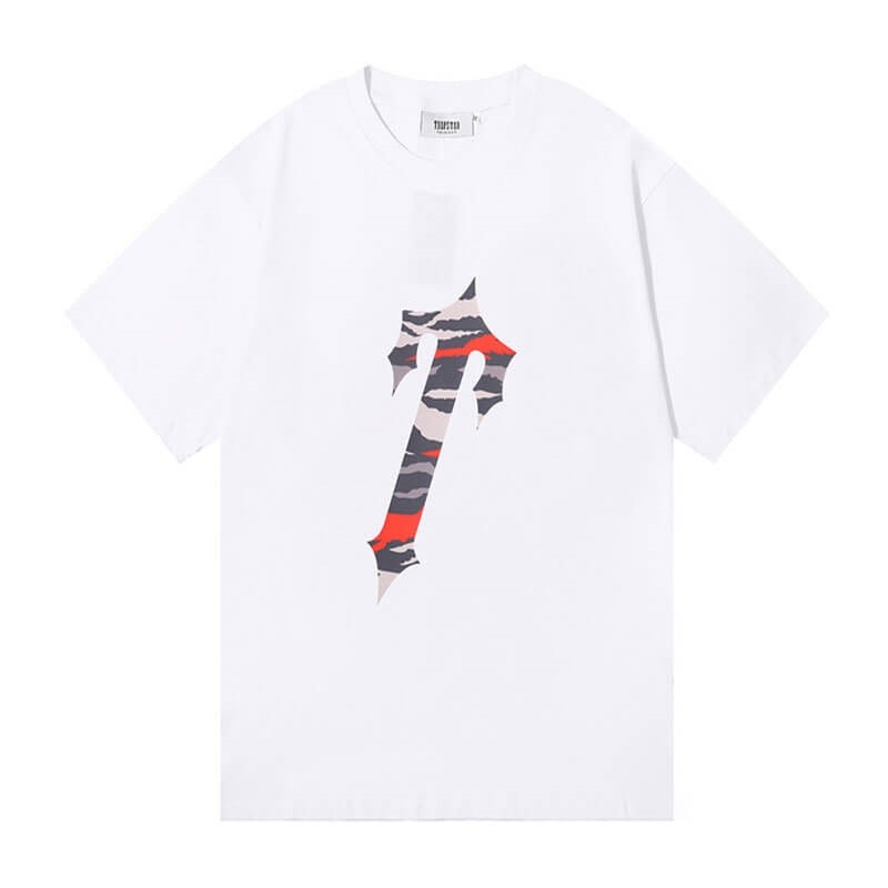 Trapstar Tora T-Logo Dave X メンズ Tシャツ 白 | Japan ZY62-747