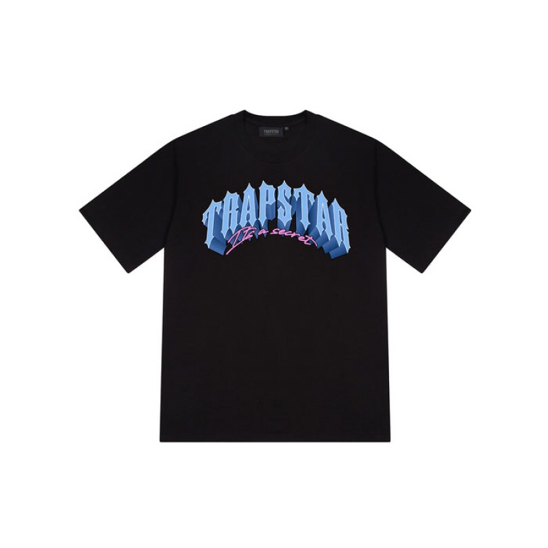 Trapstar Trap City Tee メンズ Tシャツ 黒 | Japan GM29-959