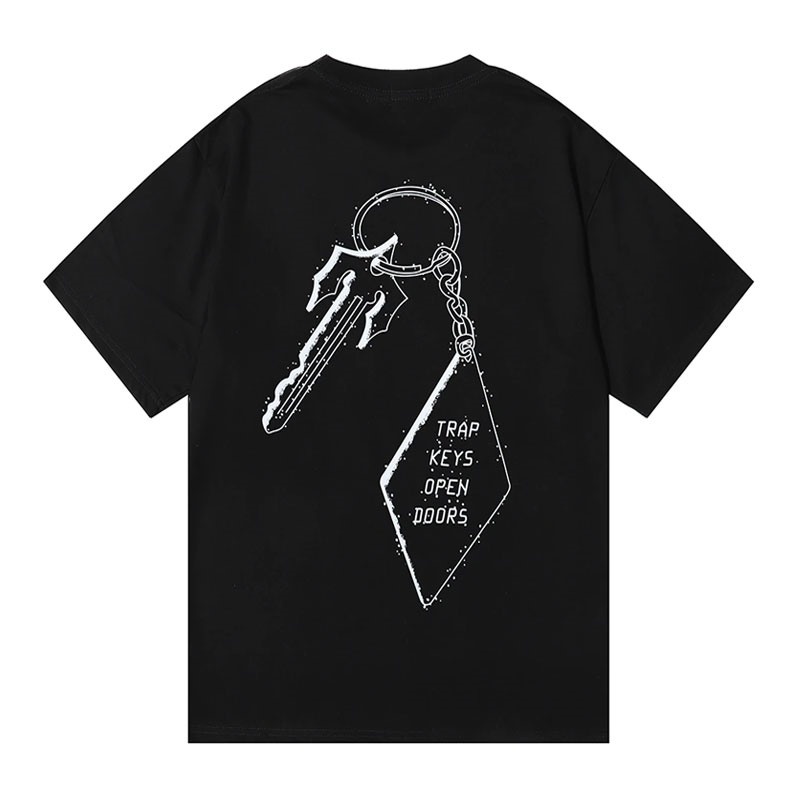 Trapstar Trap Star Keys Open Doors メンズ Tシャツ 黒 | Japan PN74-585