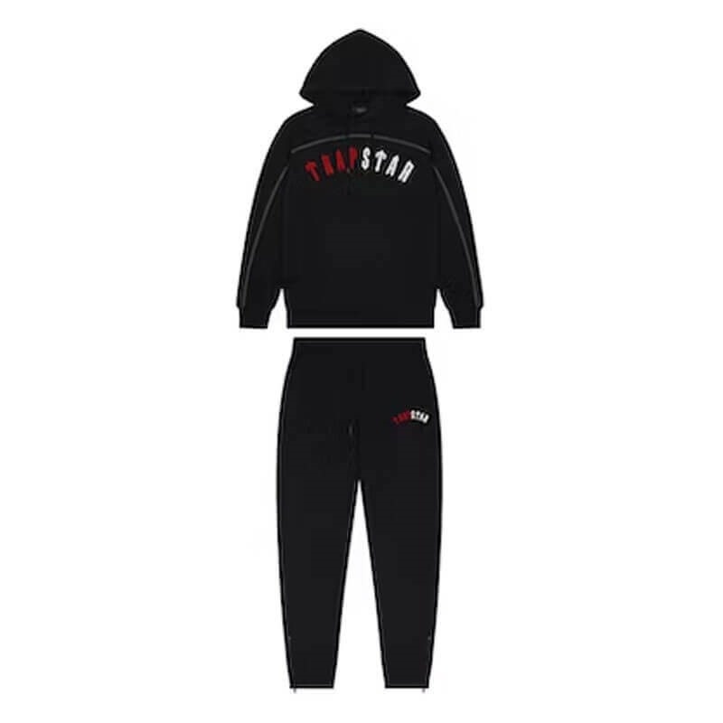 Trapstar Warm Irongate Arch Chenille メンズ トラックスーツ 黒 | Japan GS76-705