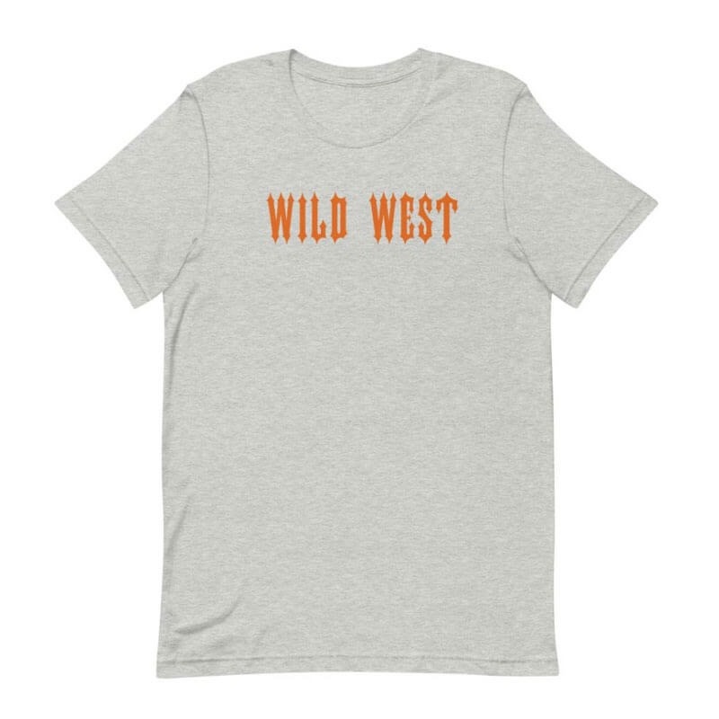 Trapstar Wild West メンズ Tシャツ グレー | Japan CE89-560