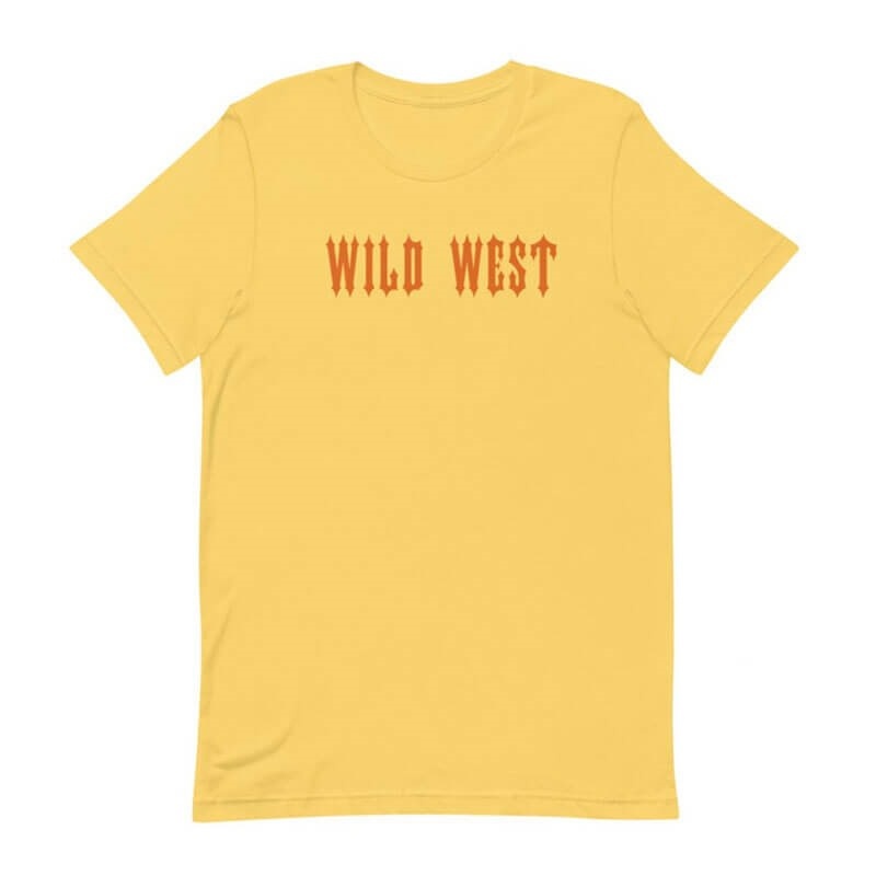 Trapstar Wild West メンズ Tシャツ 黄色 | Japan WZ44-457