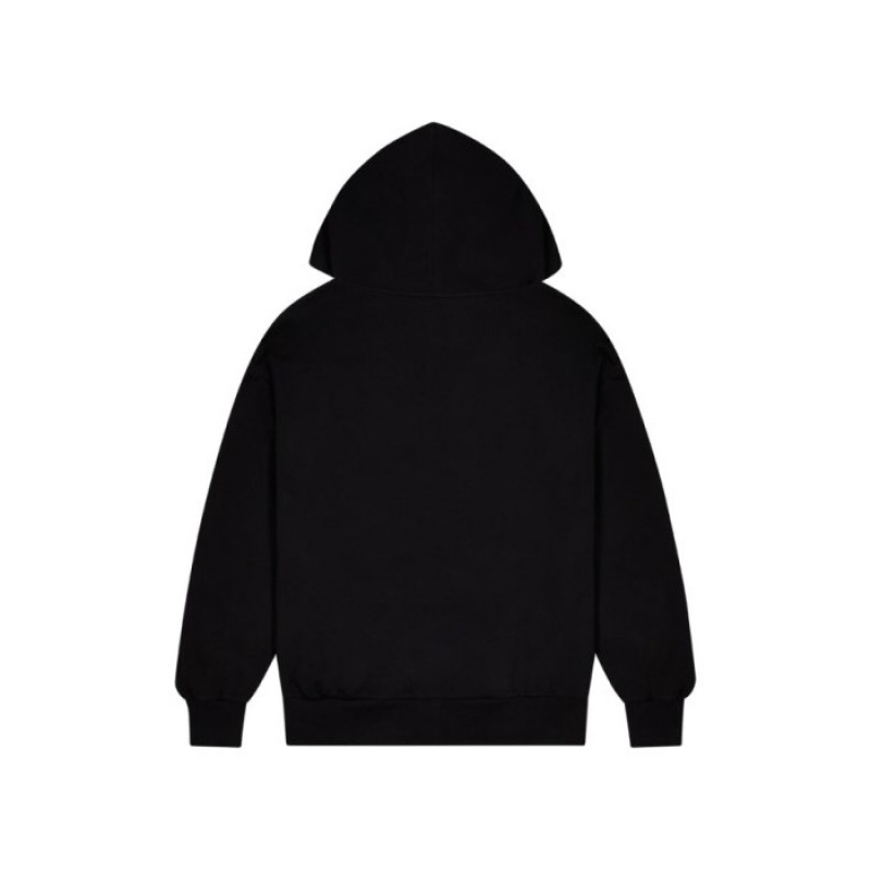 Trapstar Wildcard Chenille Hoodie メンズ トラックスーツ 黒 ターコイズ | Japan DF92-383