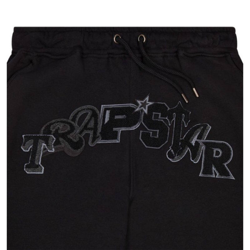 Trapstar Wildcard Chenille Jogging Bottoms メンズ トラックスーツ 黒 | Japan IR85-827