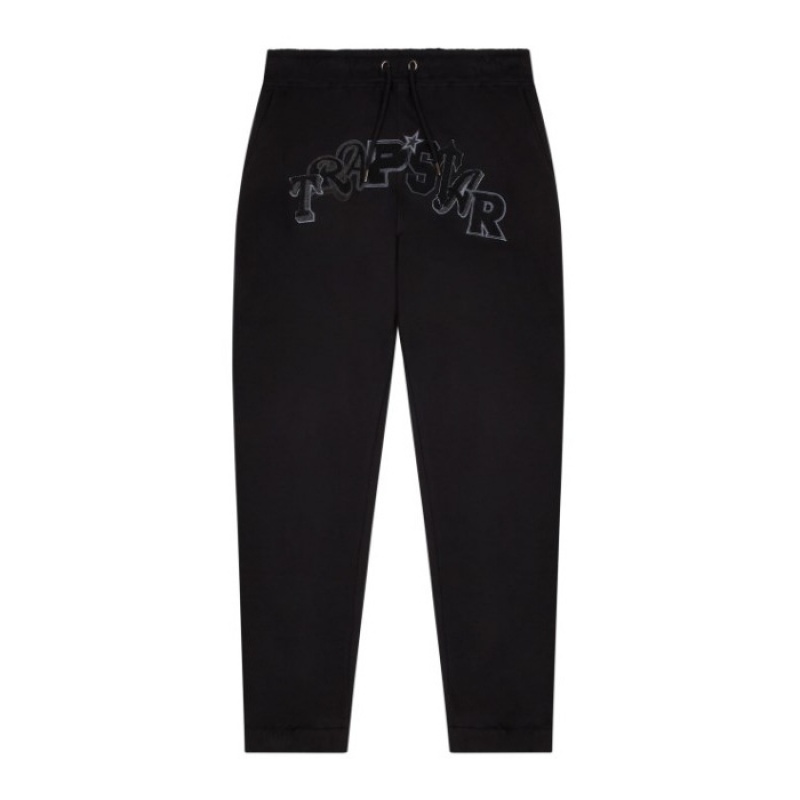 Trapstar Wildcard Chenille Jogging Bottoms メンズ トラックスーツ 黒 | Japan IR85-827