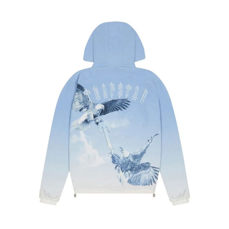 Trapstar Windbreaker Irongate T Flying Bird メンズ ジャケット 青 | Japan UT27-293